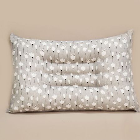 Подушка ортопедическая с магнитными аппликаторами и семенами кассии (серая) 3