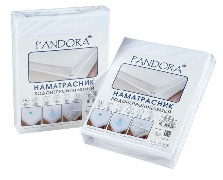 Наматрасник водонепроницаемый ТМ Pandora / борт 30/ 140х200х30