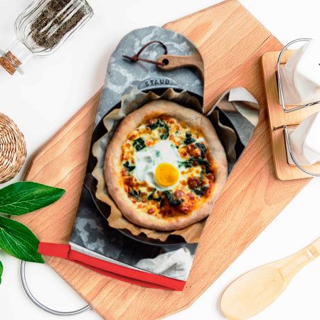 Рукавица 26*18 стеганная "Время пиццы"